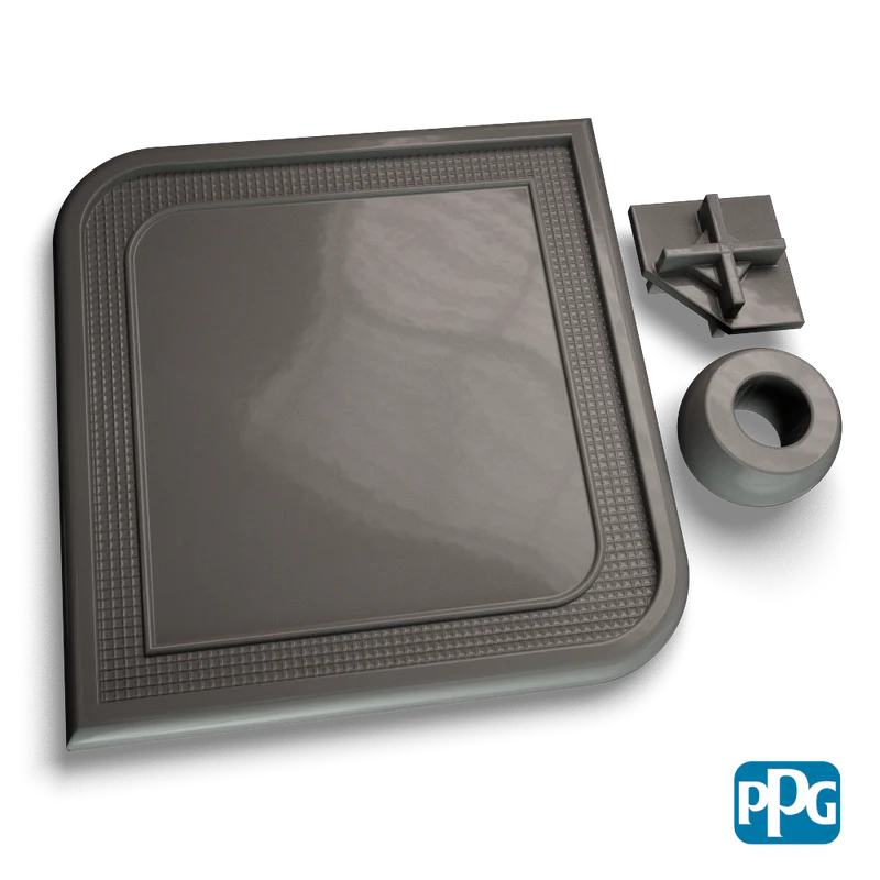 BLACK METALLIC POLYESTER	T3-947
