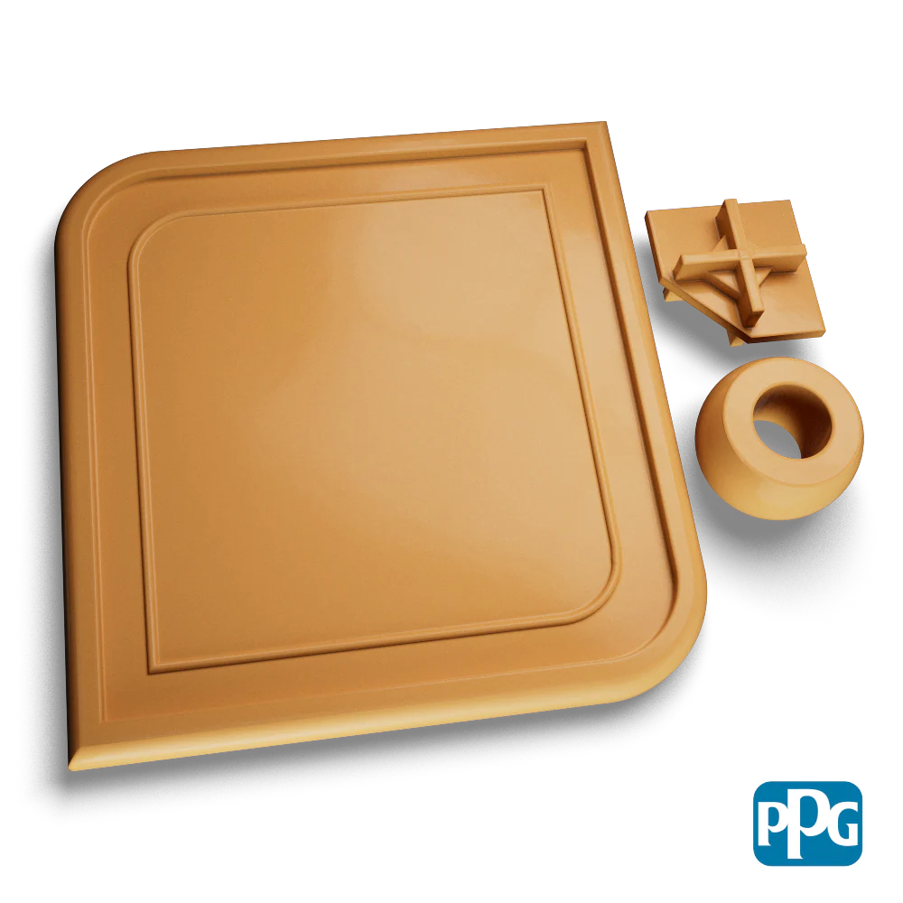 Small Batch PPG Powder Coatings YELLOW PRIMER