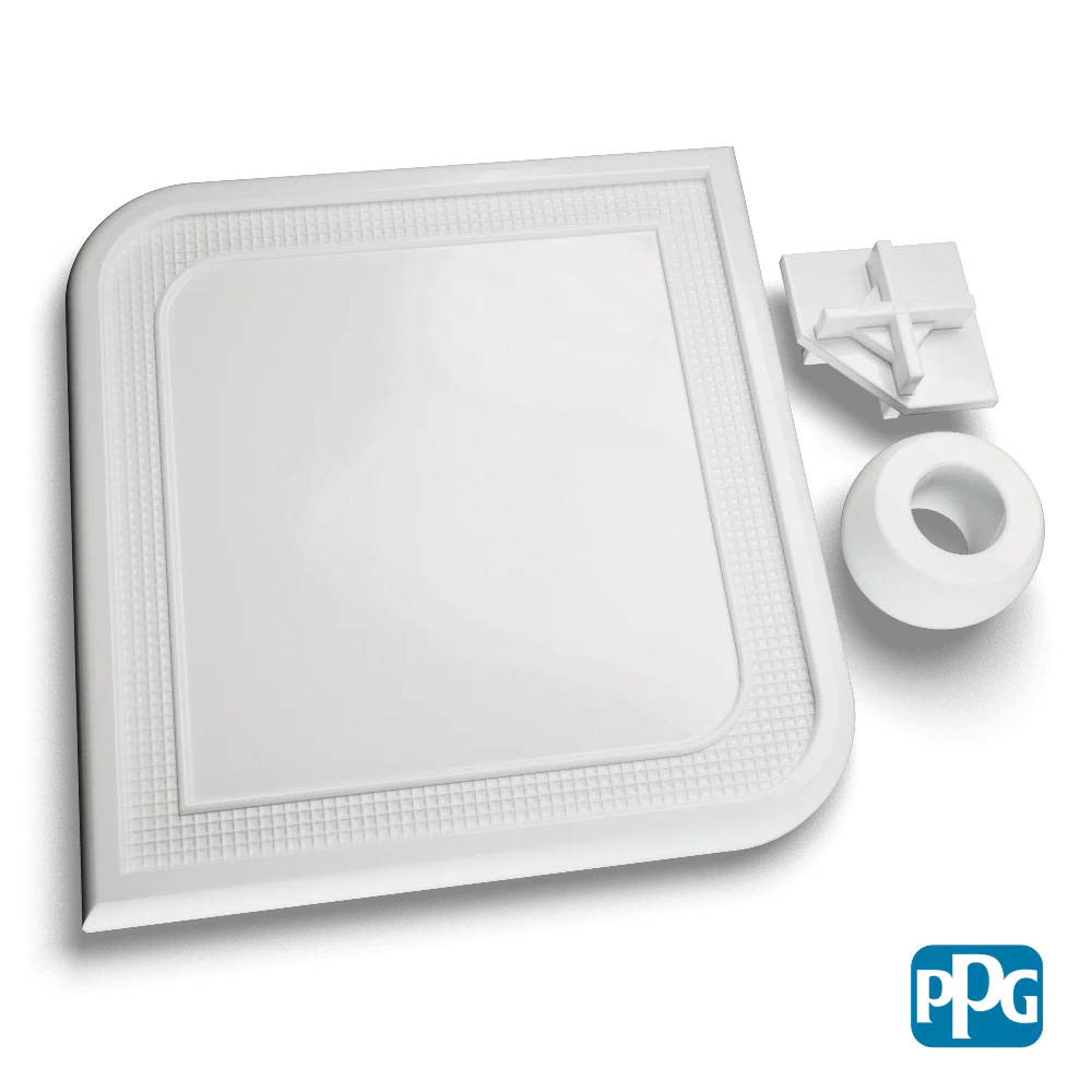 Small Batch PPG Powder Coatings HIGH GLOSS WHITE