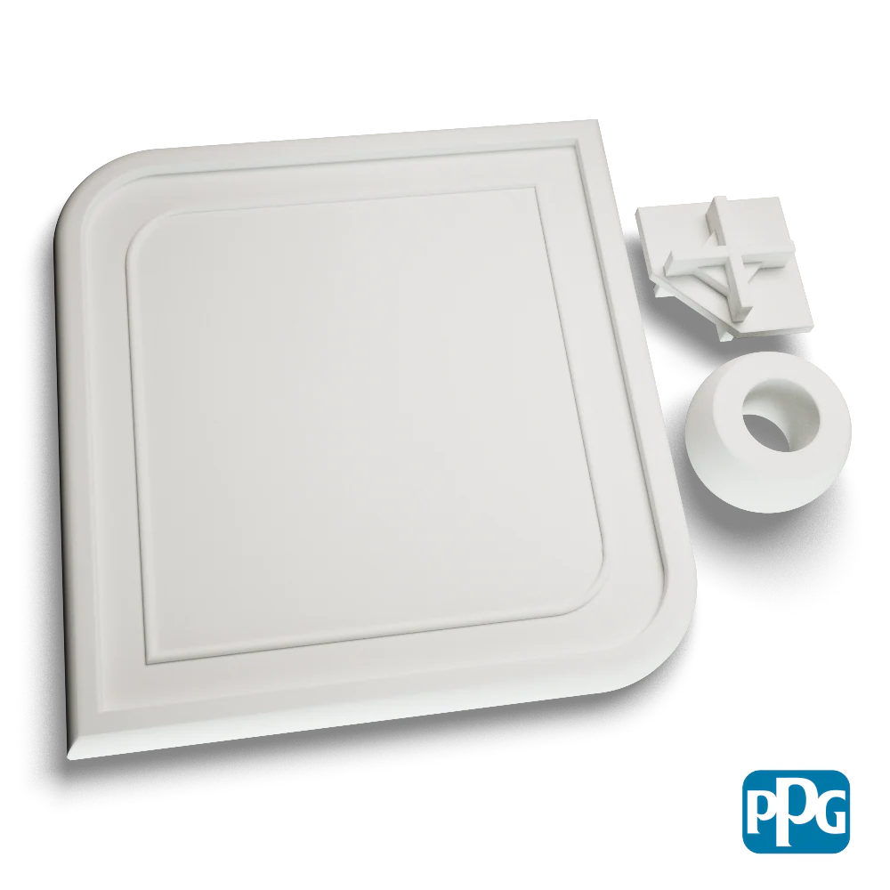 WHITE TEXTURED Powder Coating