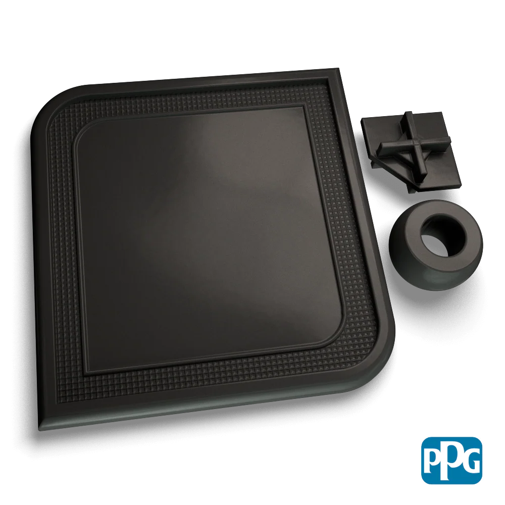 Small Batch PPG Powder Coatings MS45 Black Polyester