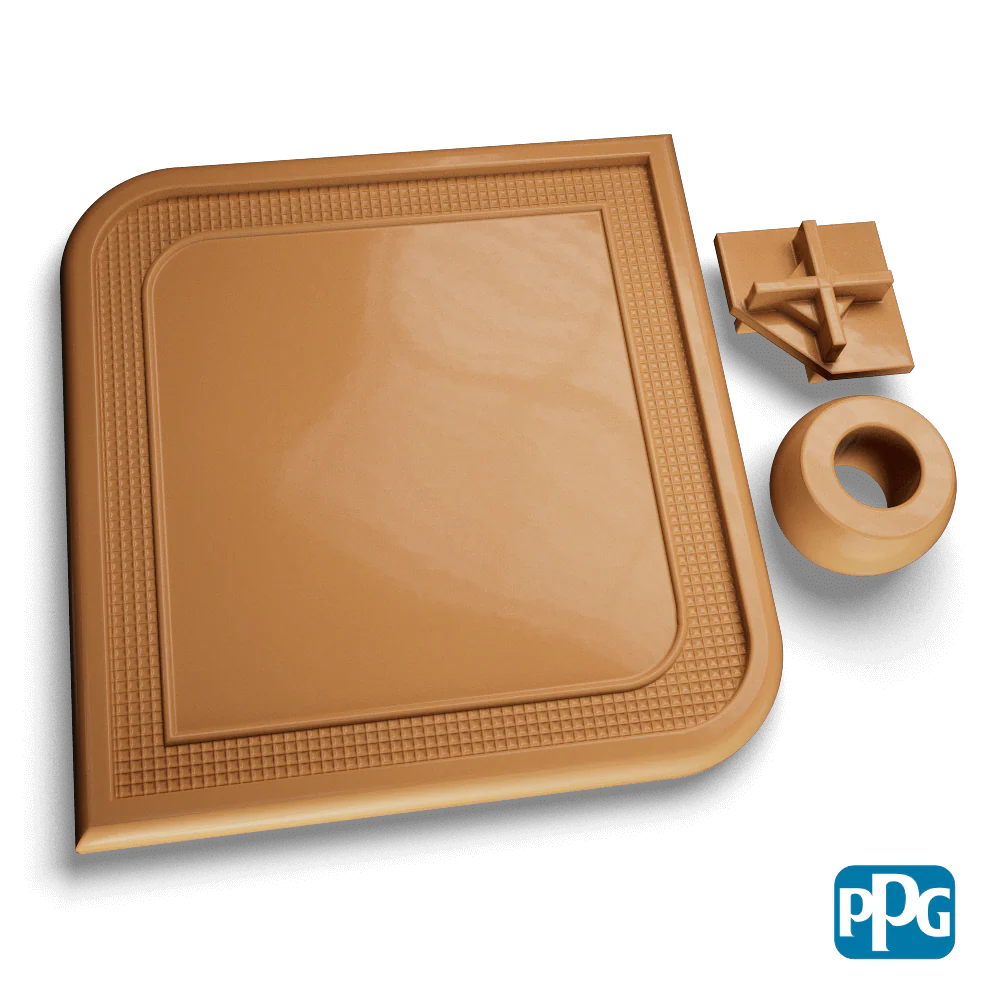 Small Batch PPG Powder Coatings RAL 1011 BROWN BEIGE AAMA 04