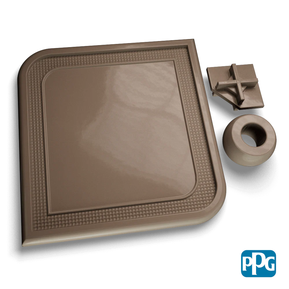 Small Batch PPG Powder Coatings RAL 7006 BEIGE GRAY AAMA 04