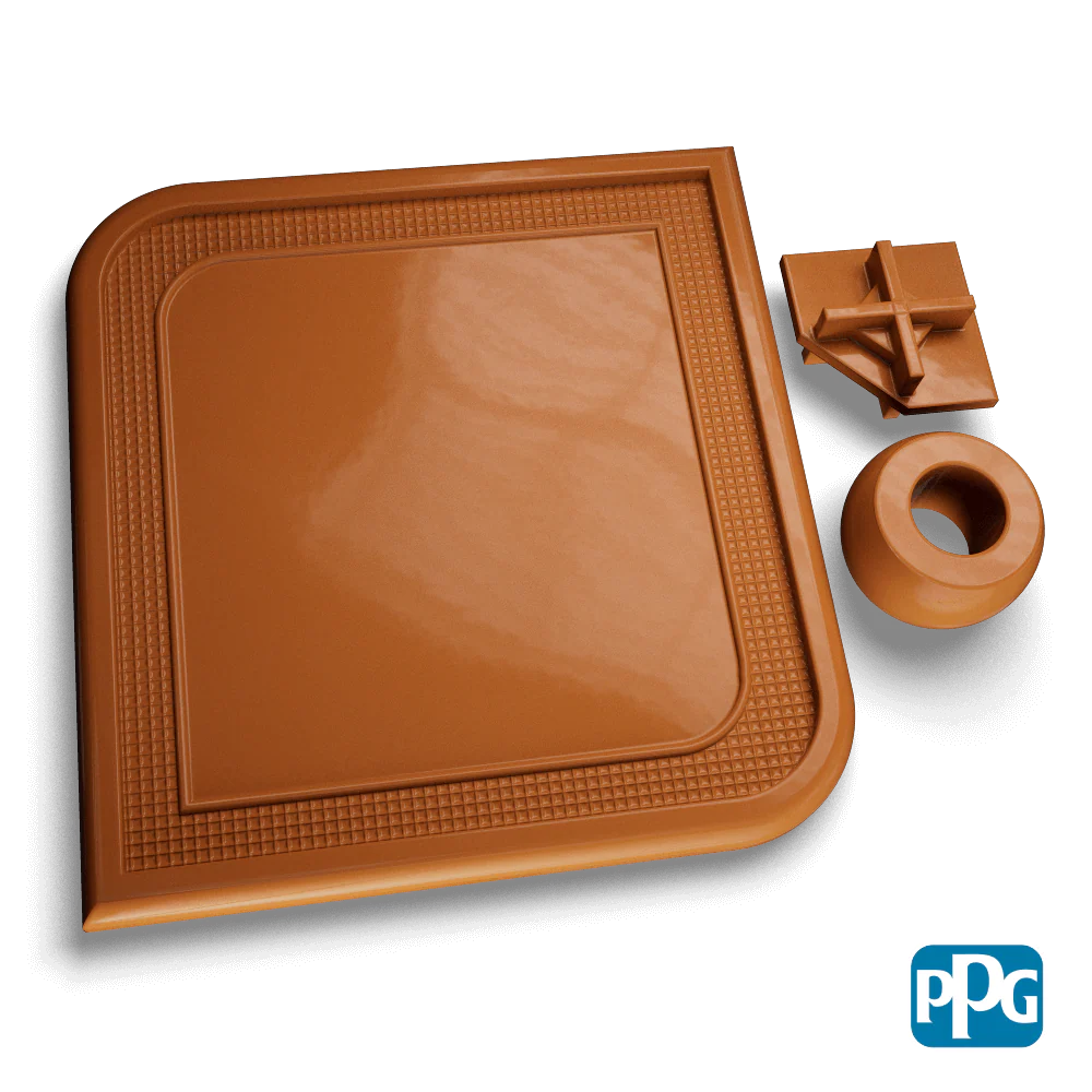 Small Batch PPG Powder Coatings RAL 8001 OCHER BROWN