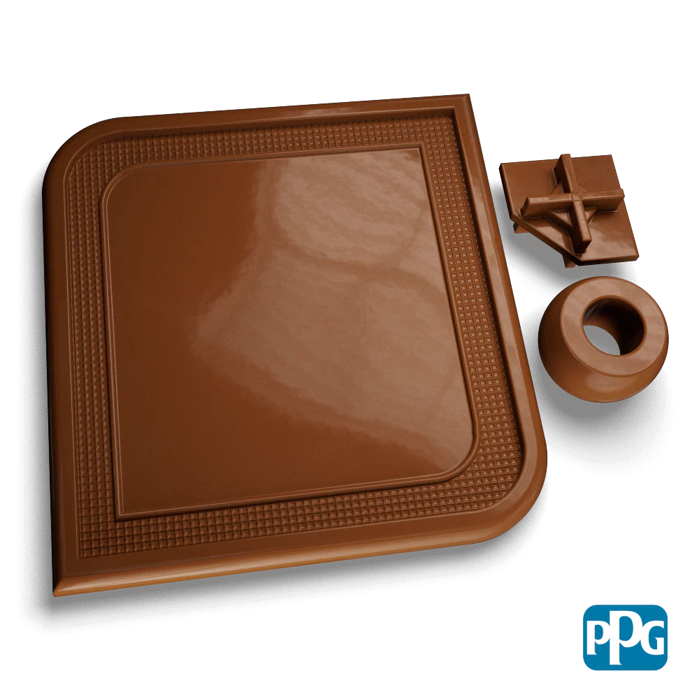 Small Batch PPG Powder Coatings RAL 8008 OLIVE BROWN