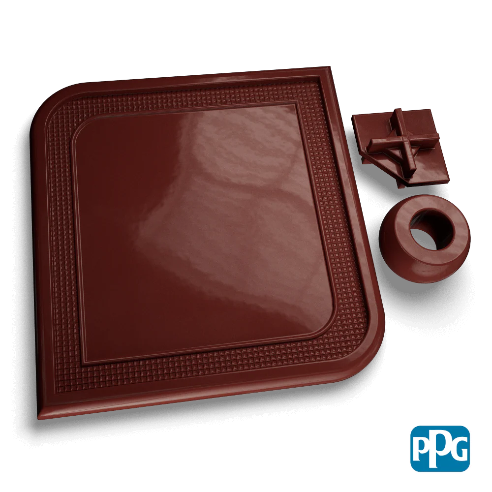 Small Batch PPG Powder Coatings RAL 8015 CHESTNUT BROWN AAMA 04