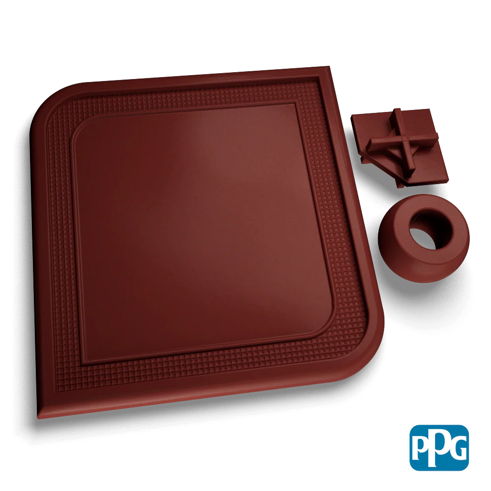 SMALL BATCH RAL 8012 RED BROWN MATTE AAMA 04