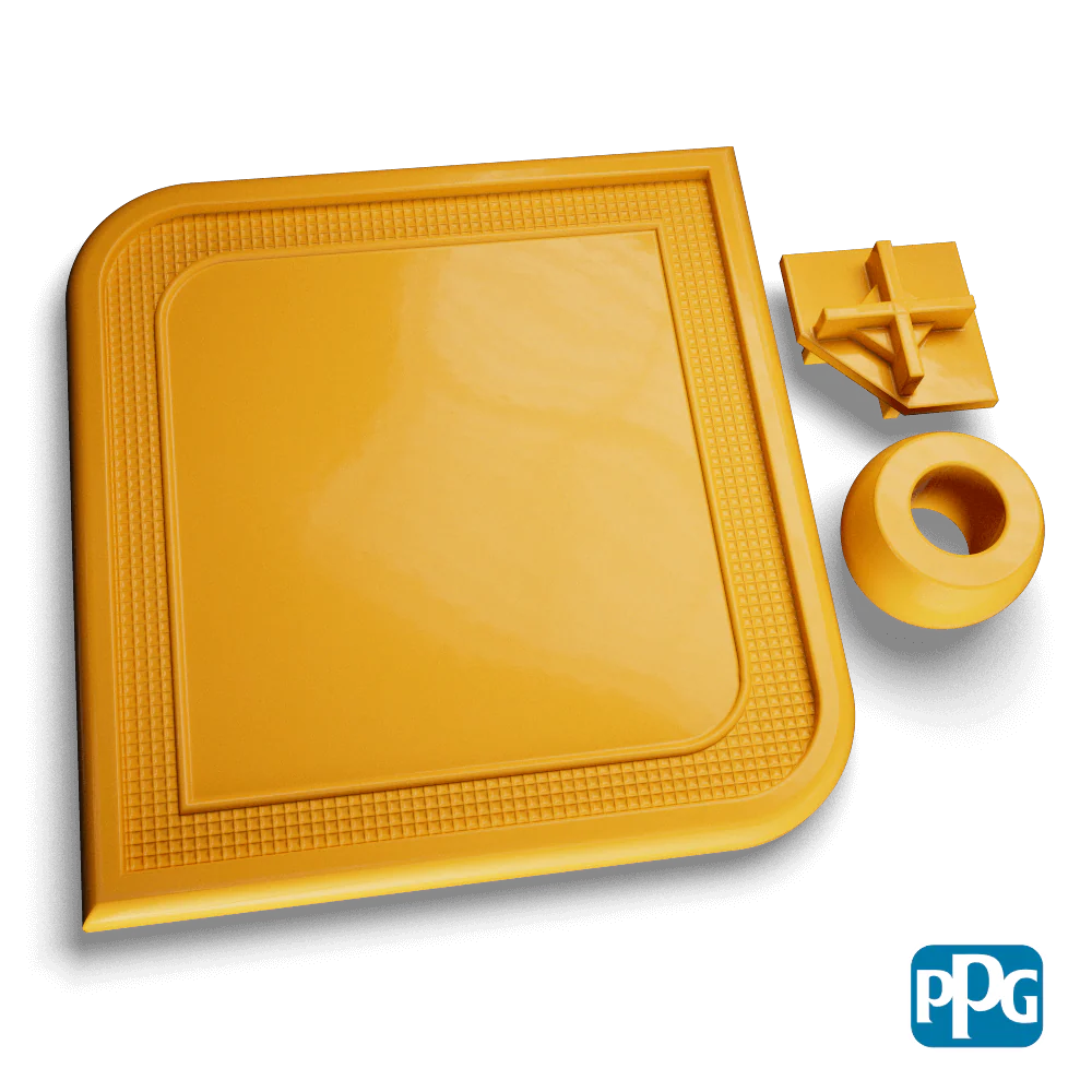 RAL 1004 GOLDEN YELLOW Powder Coating