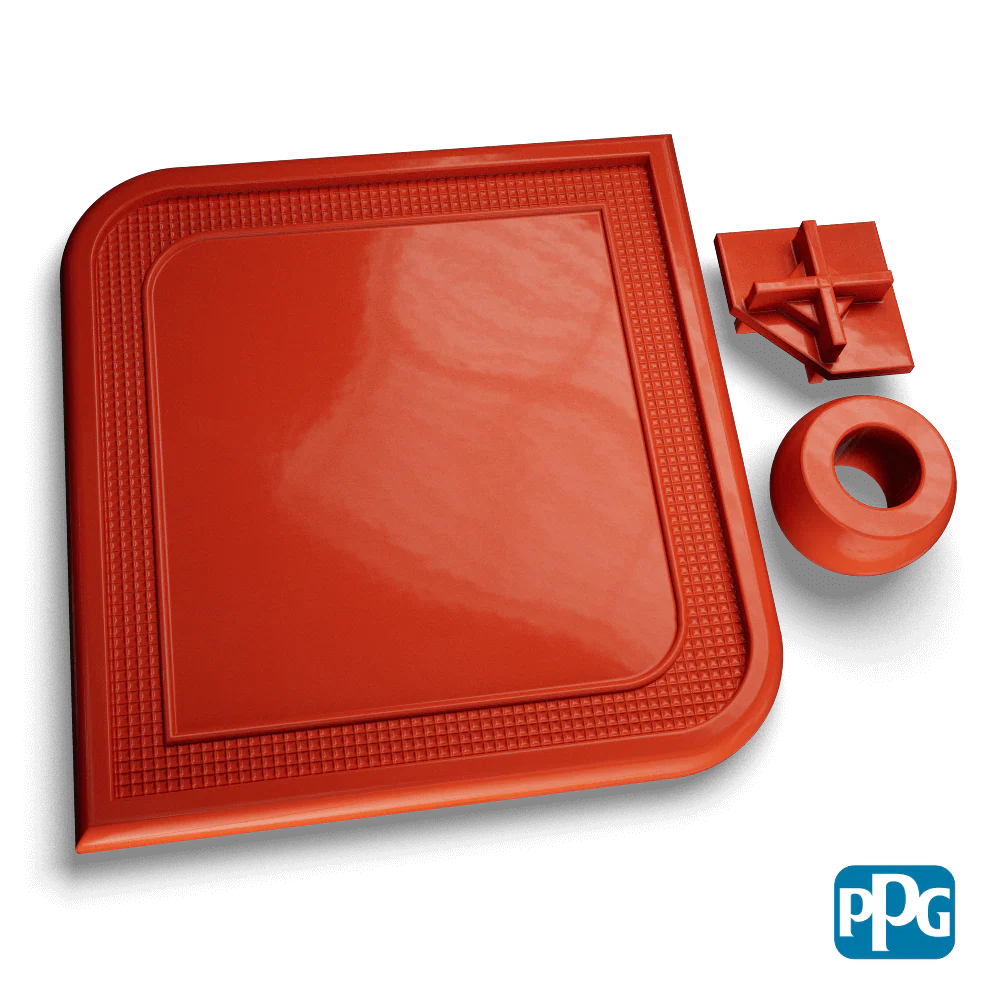 Small Batch PPG Powder Coatings RAL 2001 RED ORANGE