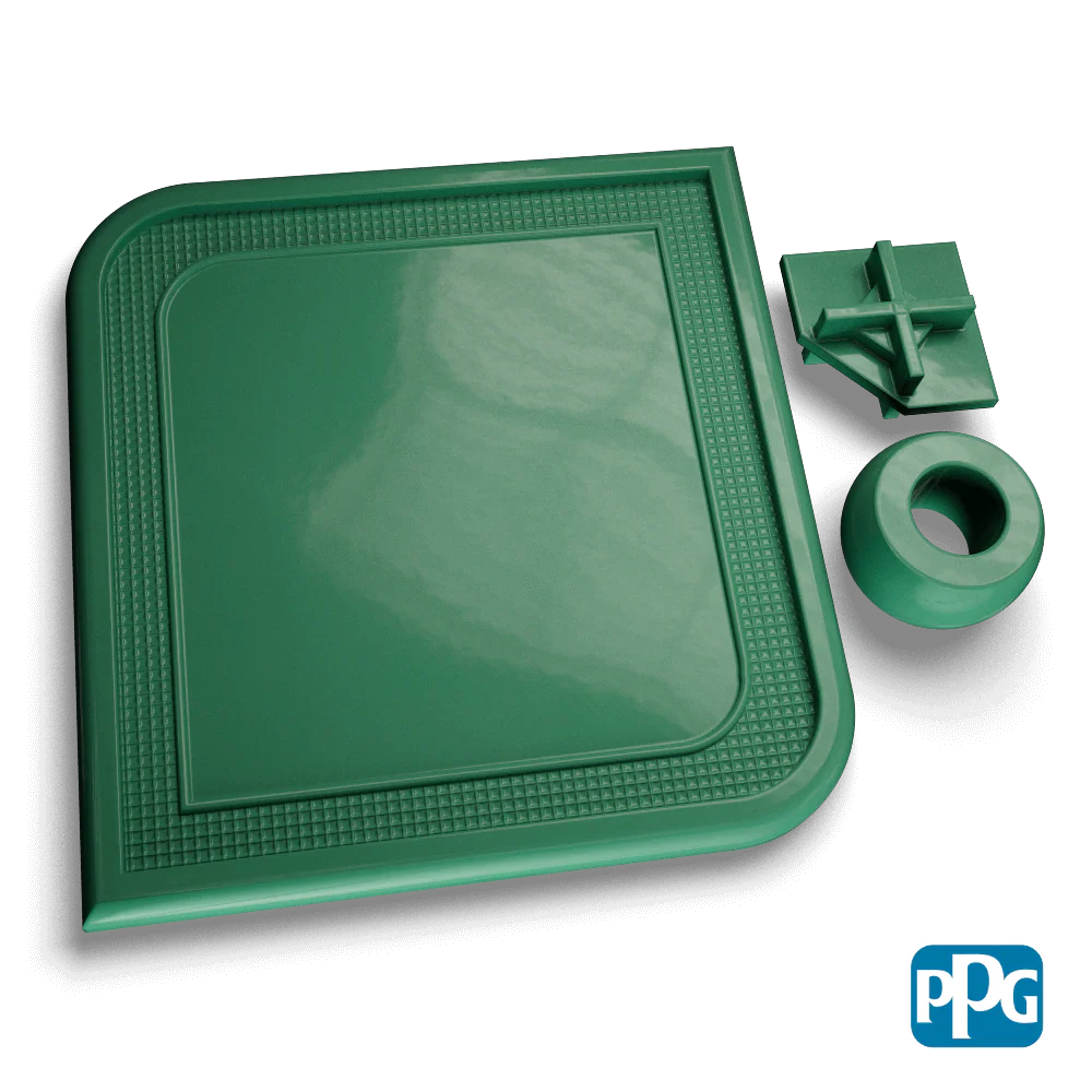 RAL 6000 PATINA GREEN AAMA 04 Powder Coating