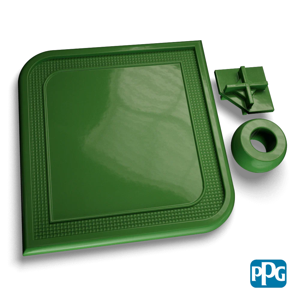 Small Batch PPG Powder Coatings RAL 6001 EMERALD GREEN