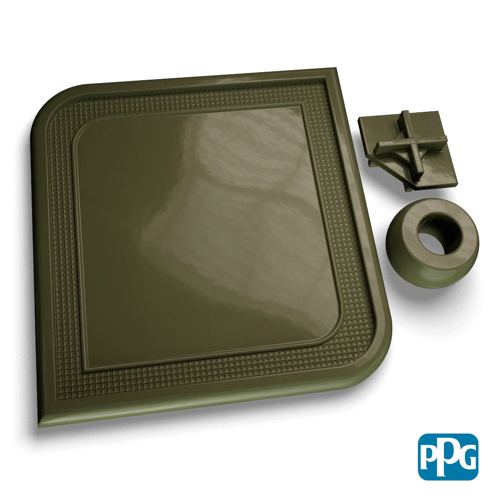 Small Batch PPG Powder Coatings RAL 6003 OLIVE GREEN