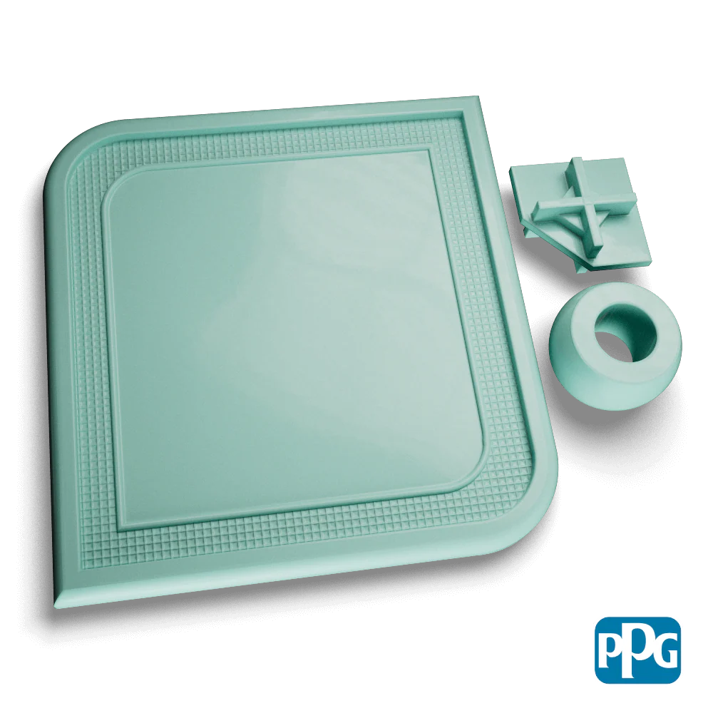 Small Batch PPG Powder Coatings RAL 6027 LIGHT GREEN AAMA 04
