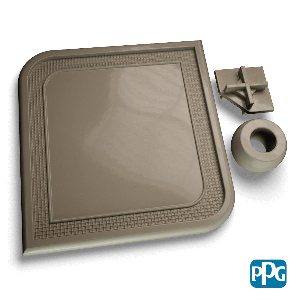 Small Batch PPG Powder Coatings RAL 7003 MOSS GRAY