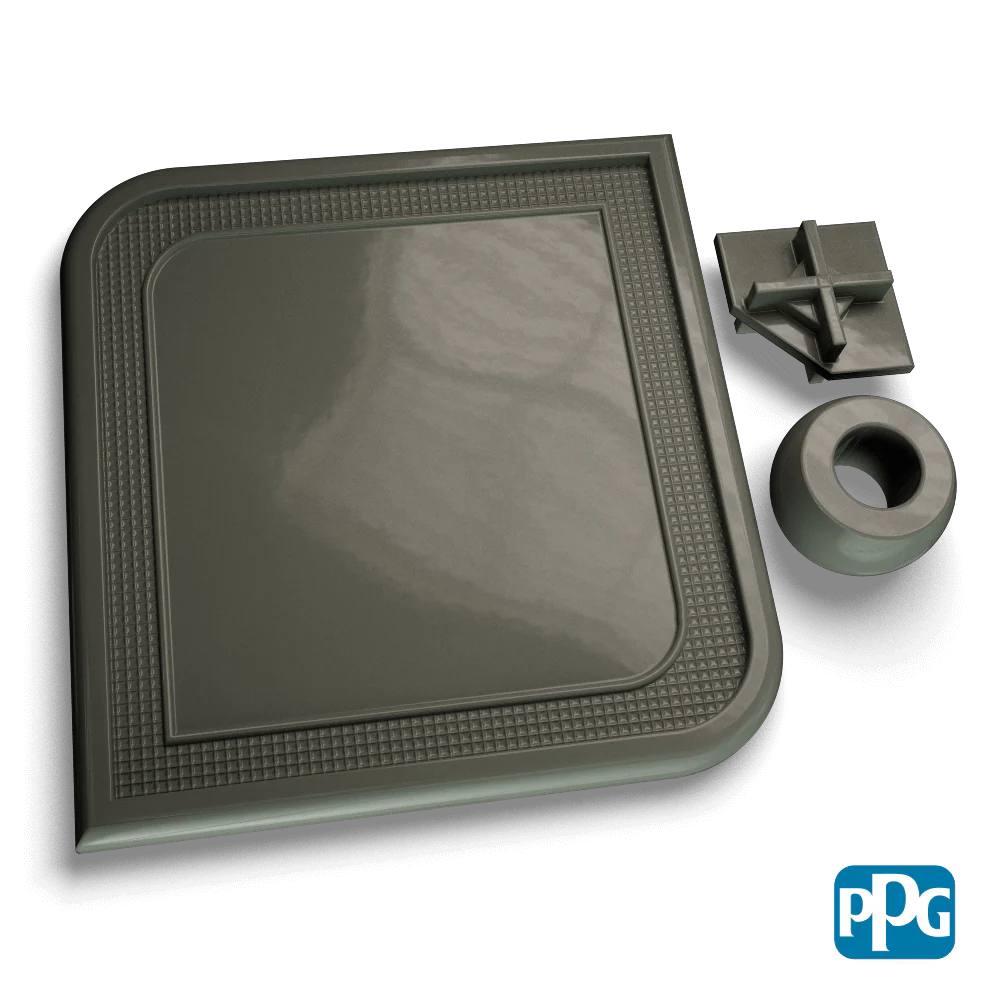 Small Batch PPG Powder Coatings RAL 7010 TARPAULIN GRAY