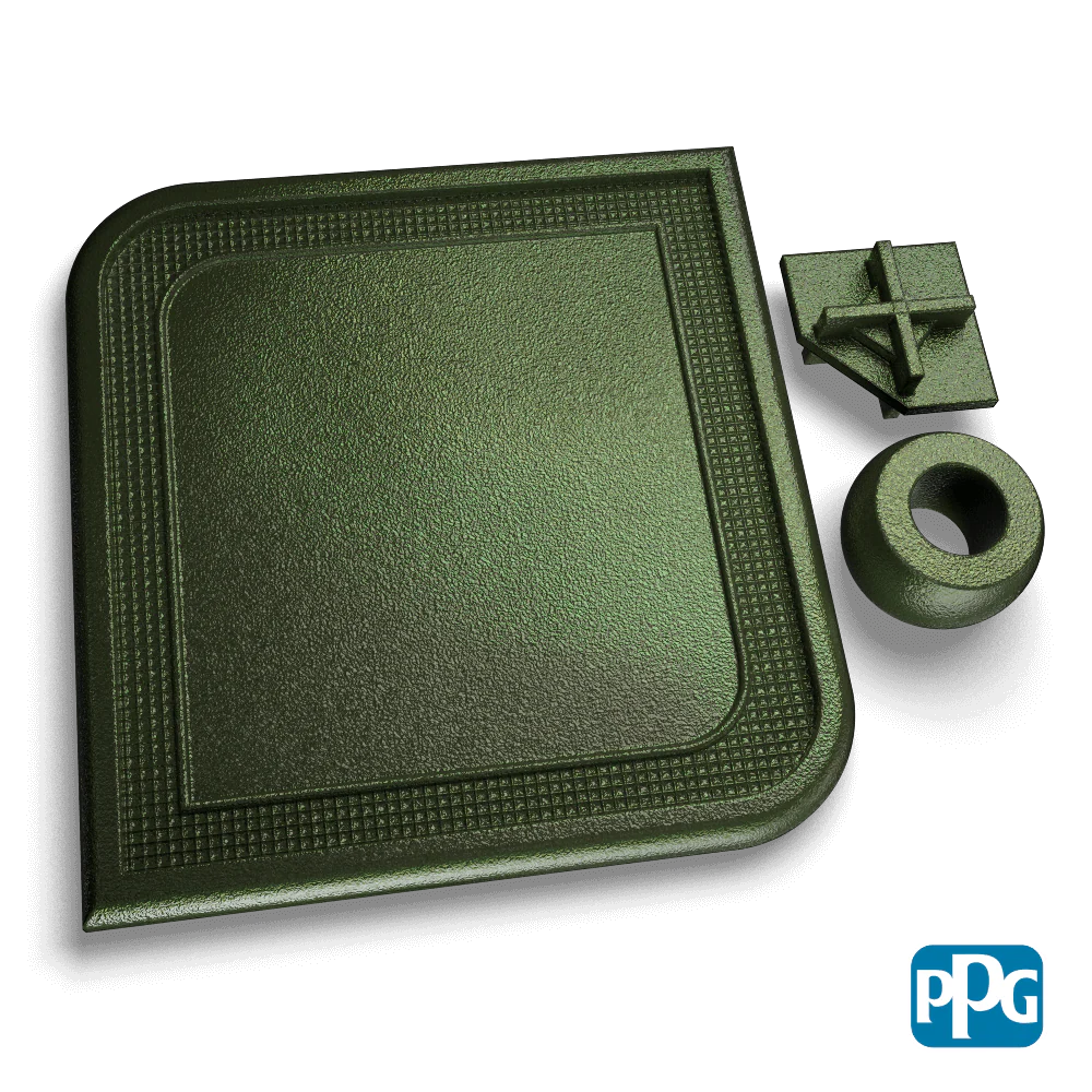SMALL BATCH RAL 6020 CHROME GREEN TEXTURE AAMA 04