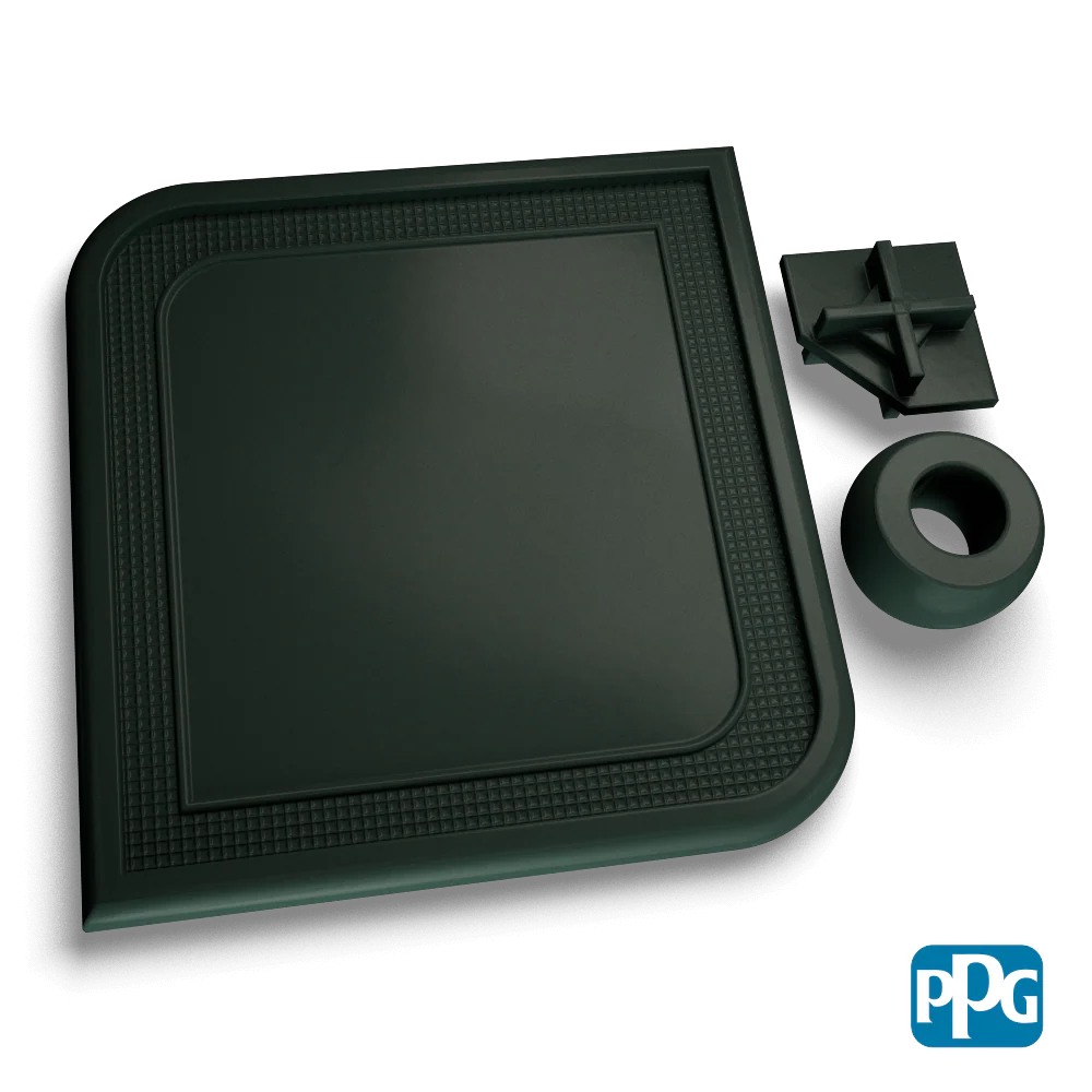 SMALL BATCH RAL 6012 BLACK GREEN MATTE AAMA 04
