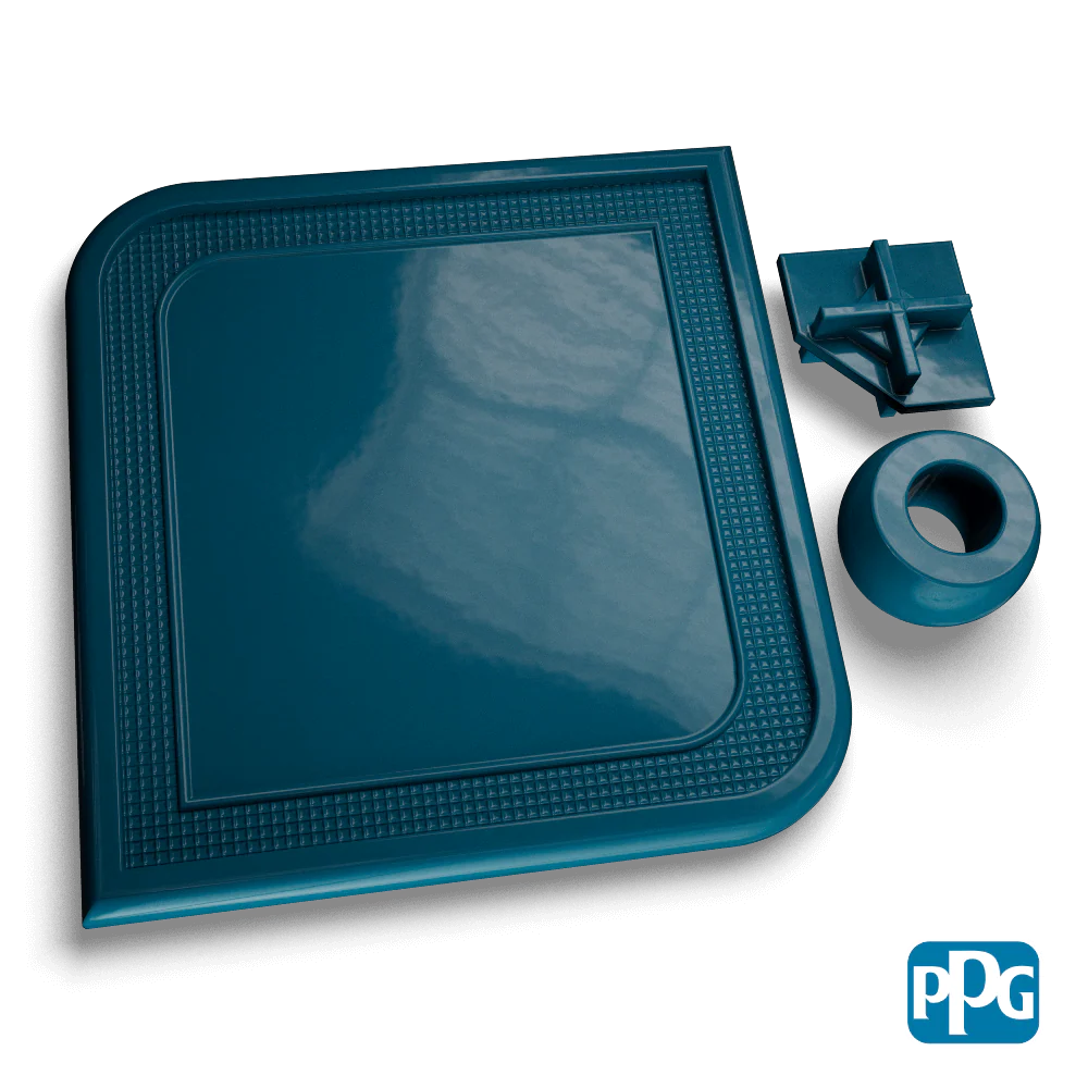 Small Batch PPG Powder Coatings RAL 5001 GREEN BLUE