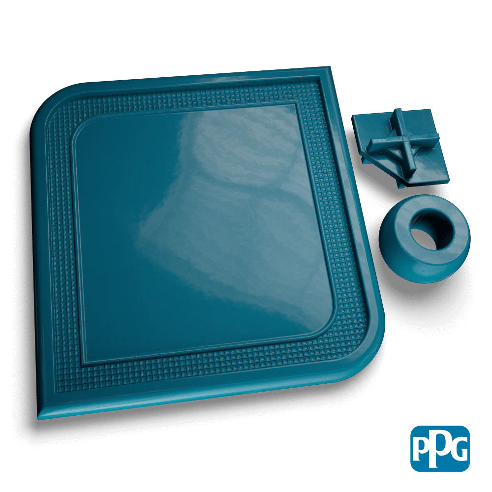 Small Batch PPG Powder Coatings RAL 5009 AZURE BLUE