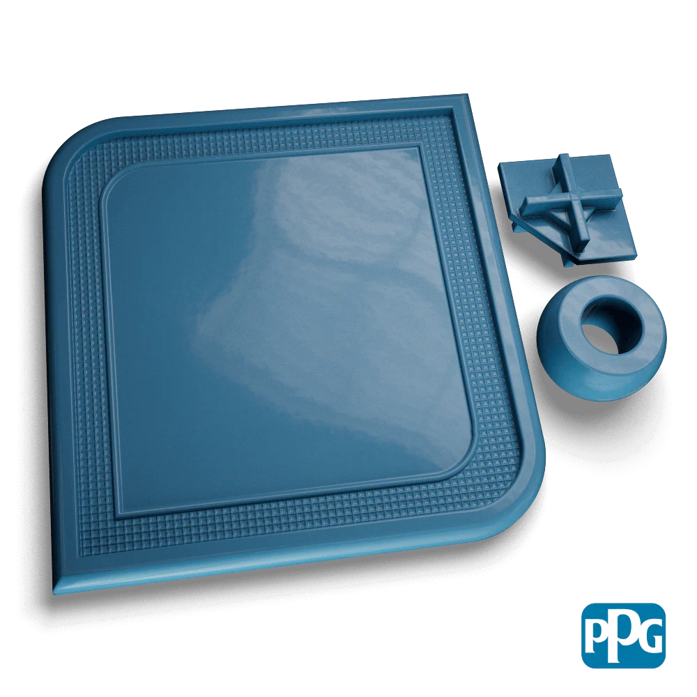 Small Batch PPG Powder Coatings RAL 5023 DISTANT BLUE