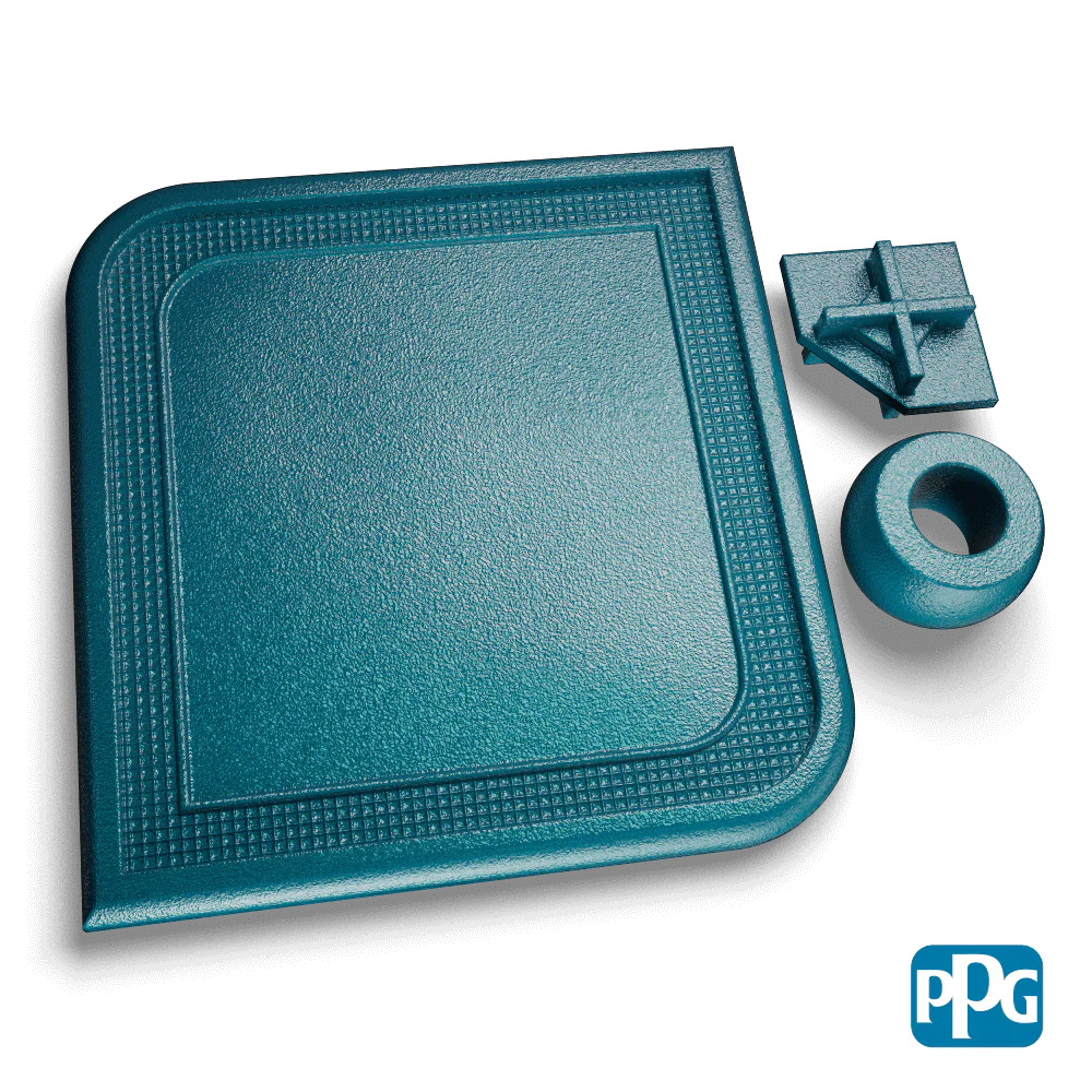 RAL 5009 AZURE BLUE TEXTURE