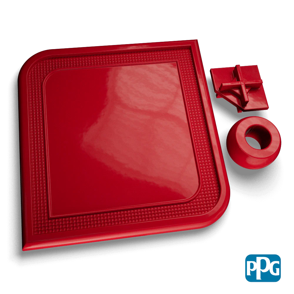 Small Batch PPG Powder Coatings RAL 3000 FLAME RED