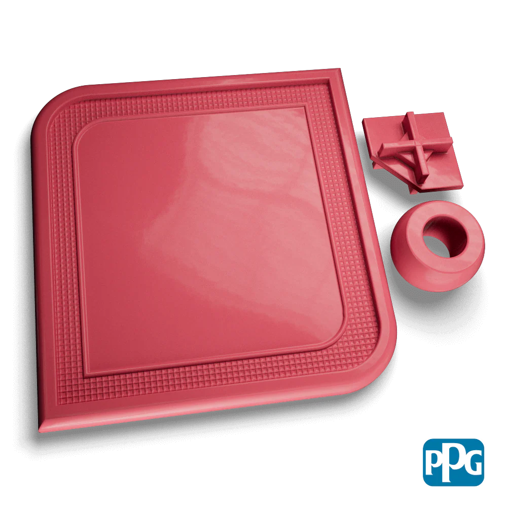 Small Batch PPG Powder Coatings RAL 3017 ROSE