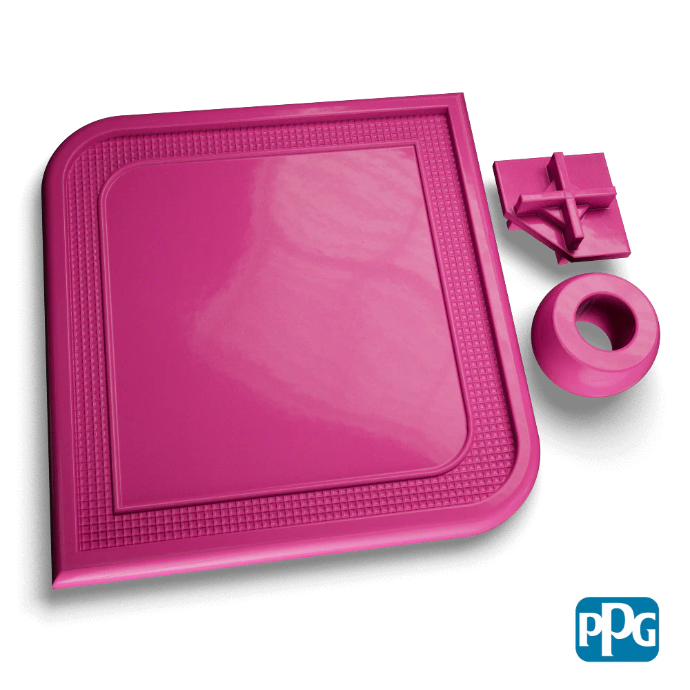Small Batch PPG Powder Coatings RAL 4010 TELEMAGENTA
