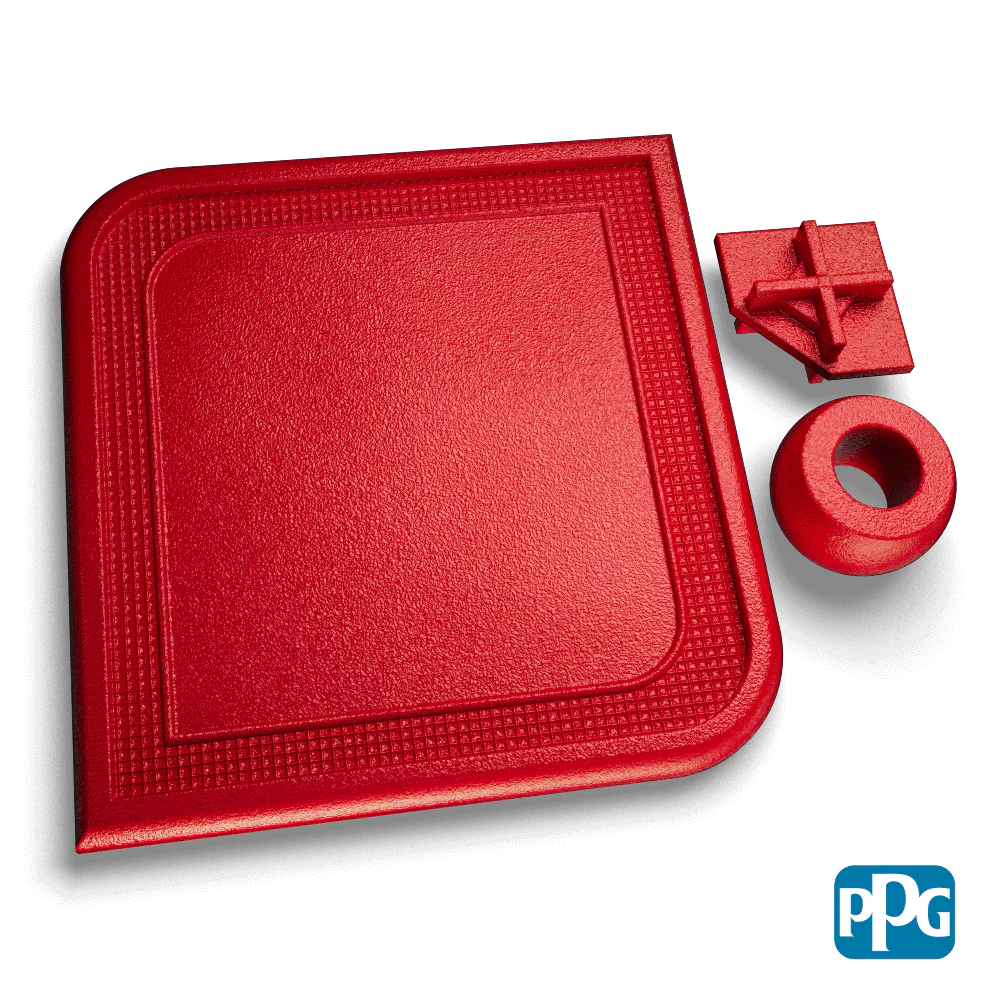 SMALL BATCH RAL 3020 TRAFFIC RED TEXTURE