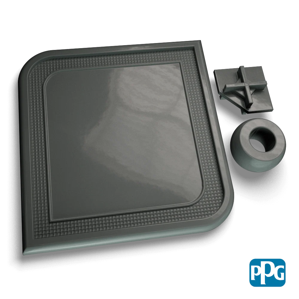 Small Batch PPG Powder Coatings RAL 7012 BASALT GRAY AAMA 04