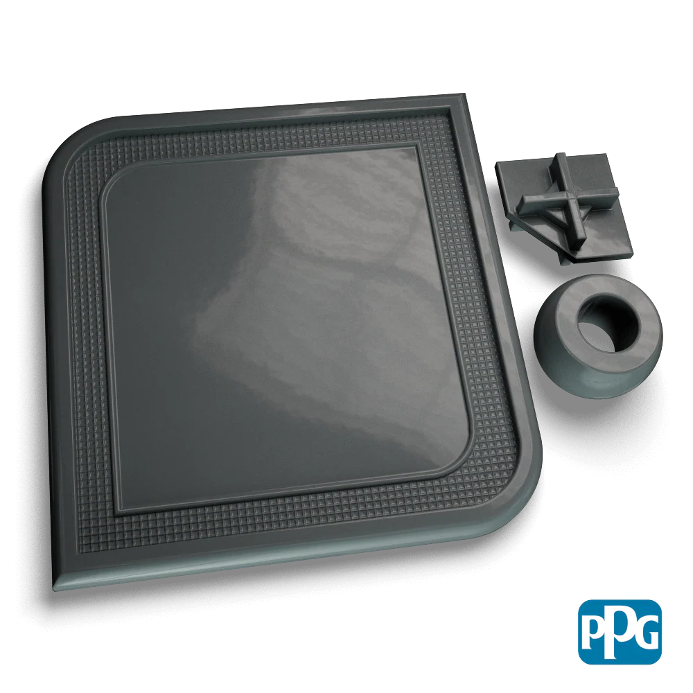 Small Batch PPG Powder Coatings RAL 7011 IRON GRAY