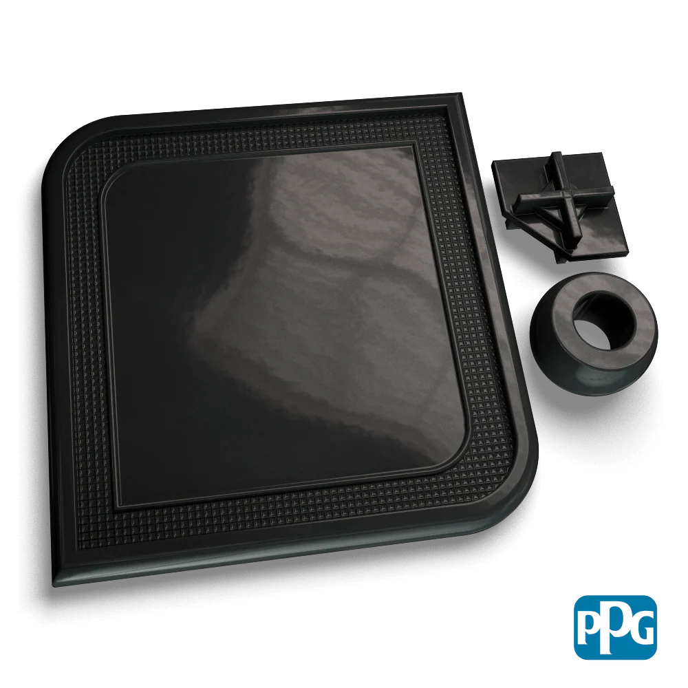 RAL 7021 BLACK GRAY Powder Coating