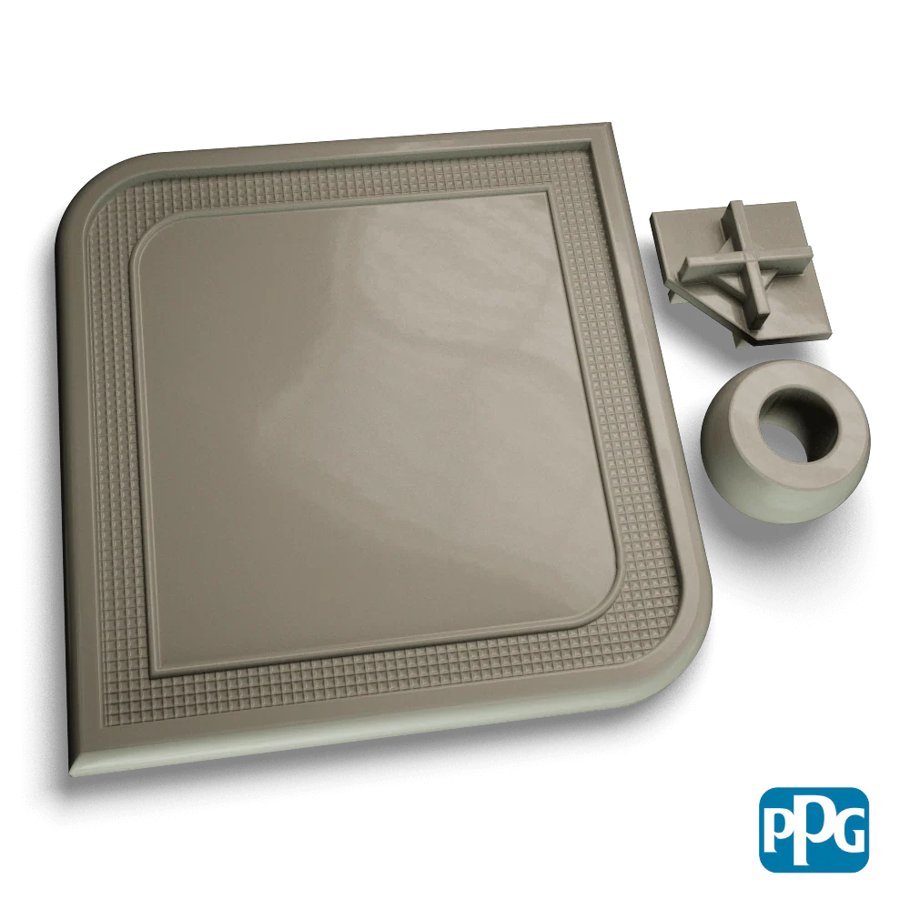 Small Batch PPG Powder Coatings RAL 7023 CONCRETE GRAY