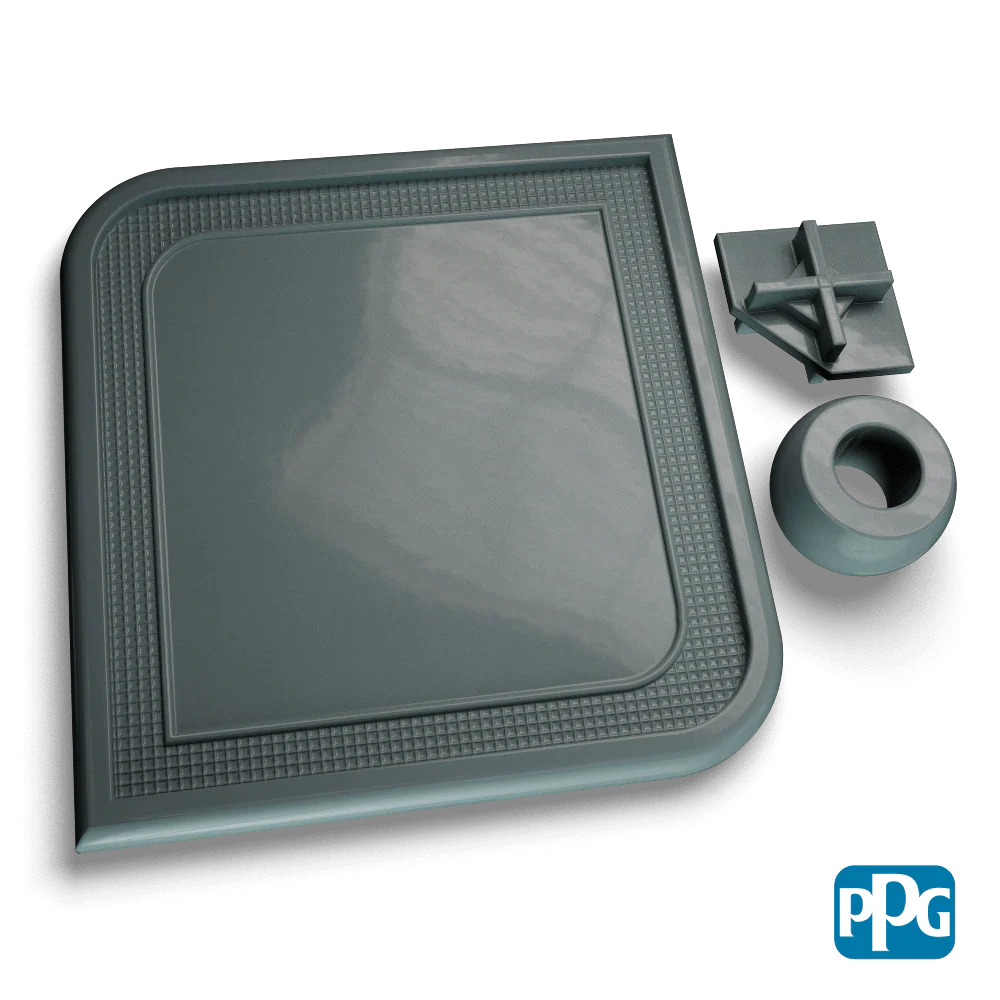 Small Batch PPG Powder Coatings RAL 7031 BLUE GRAY