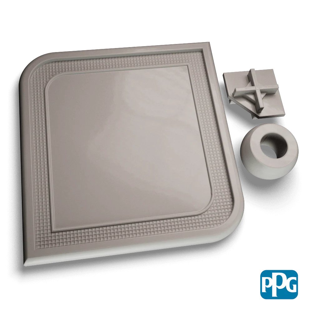 Small Batch PPG Powder Coatings RAL 7036 PLATINUM GRAY AAMA 04