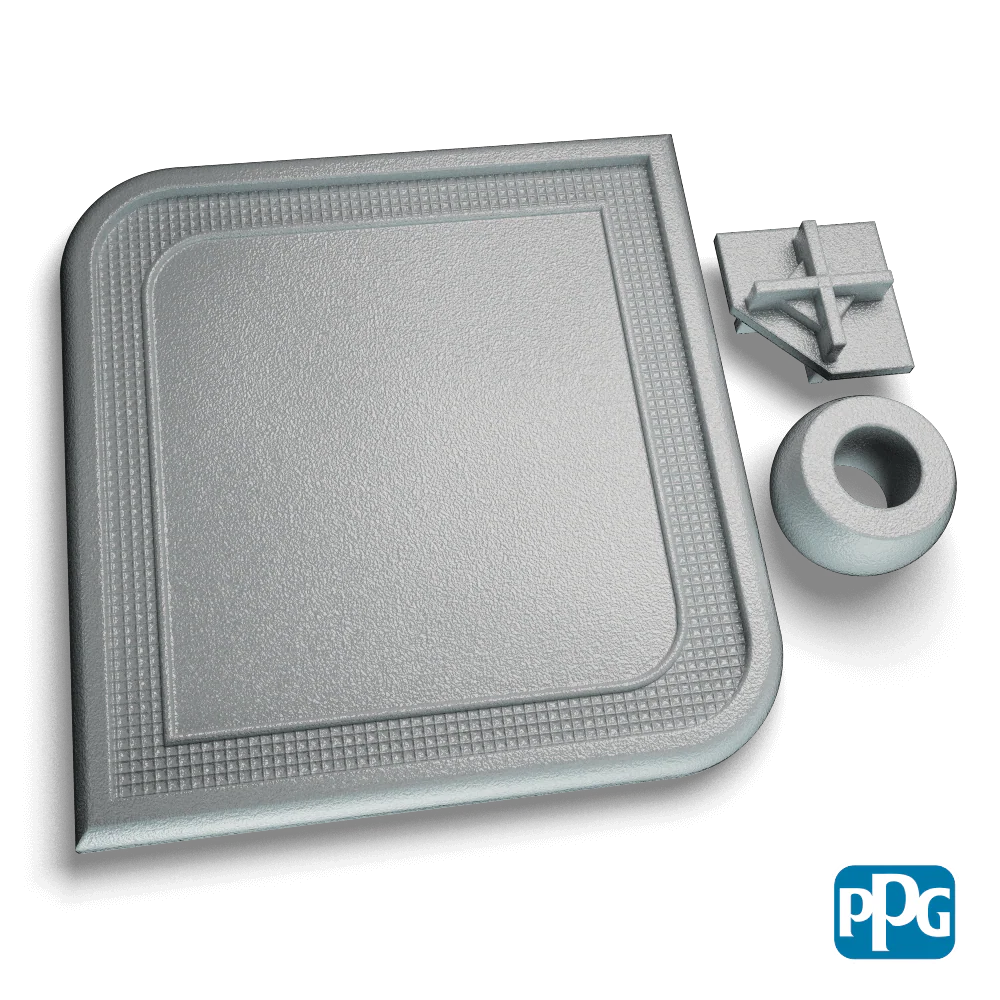 RAL 7001 SILVER GRAY TEXTURE