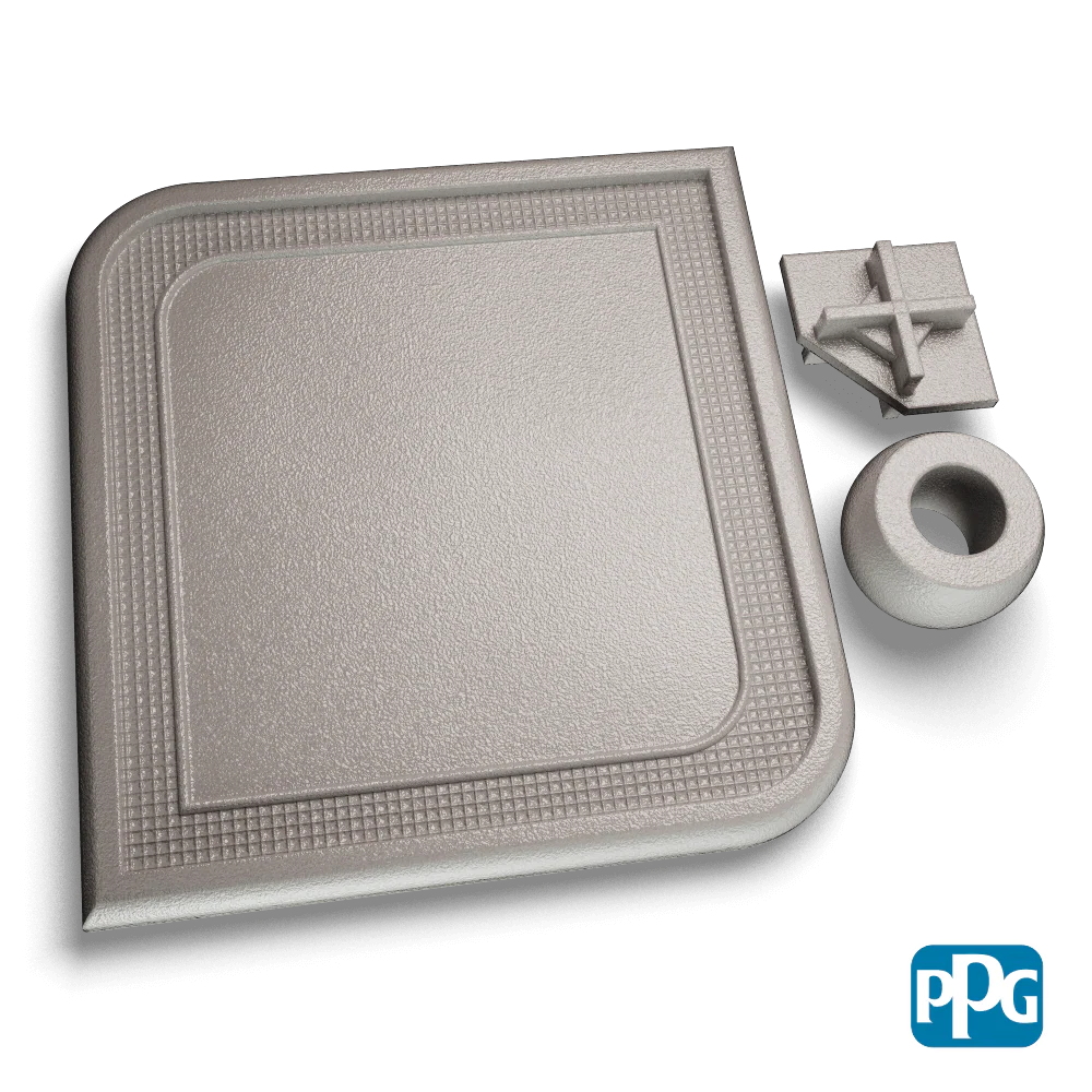 RAL 7036 PLATINUM GRAY TEXTURE