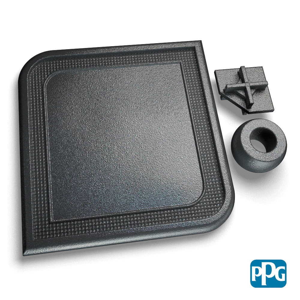 RAL 7024 GRAPHITE GRAY TEXTURE AAMA 04