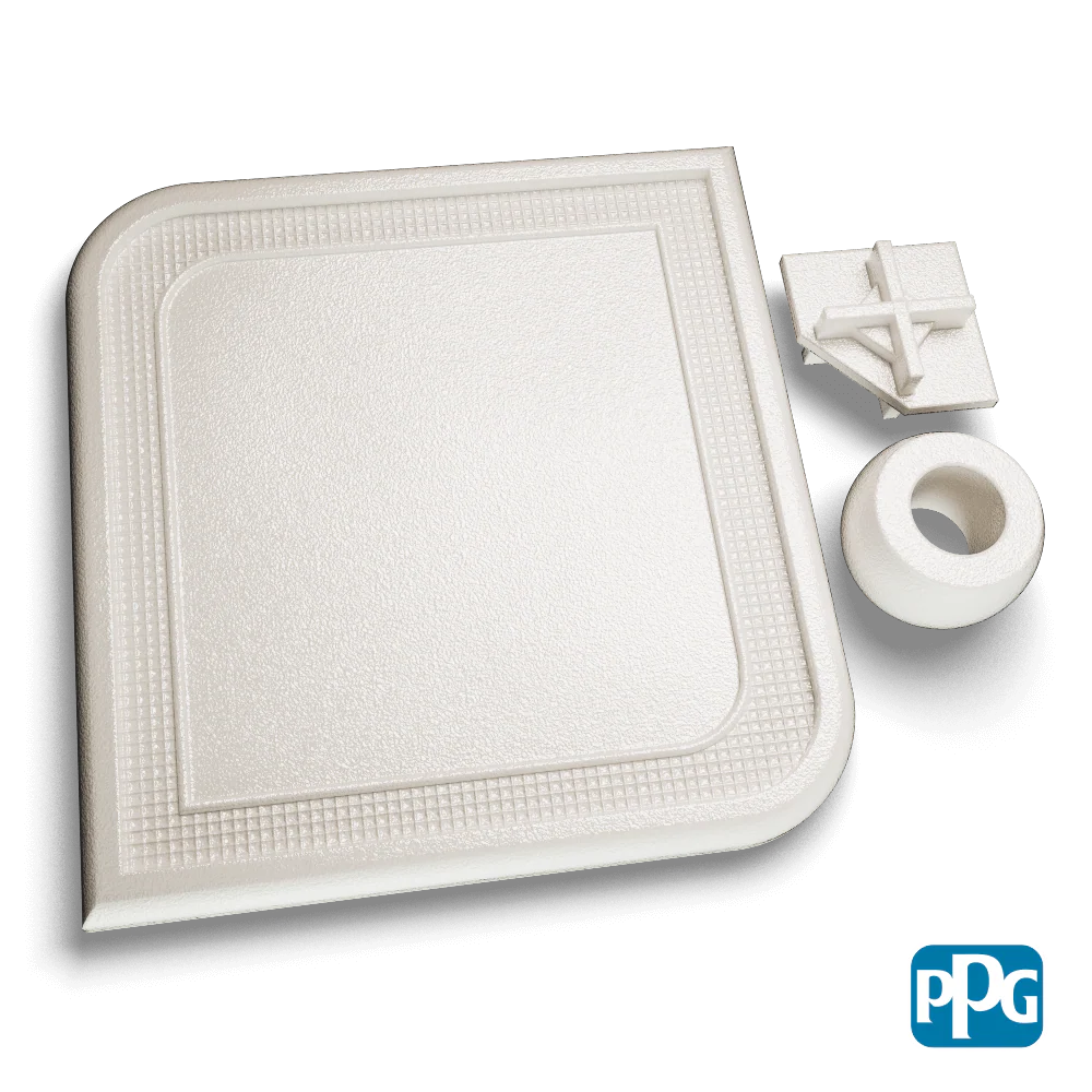 SMALL BATCH RAL 9010 PURE WHITE TEXTURE