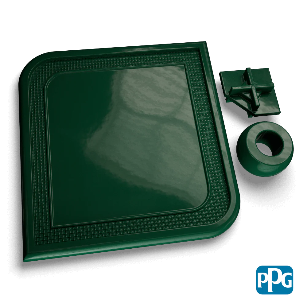Small Batch PPG Powder Coatings RAL 6005 MOSS GREEN