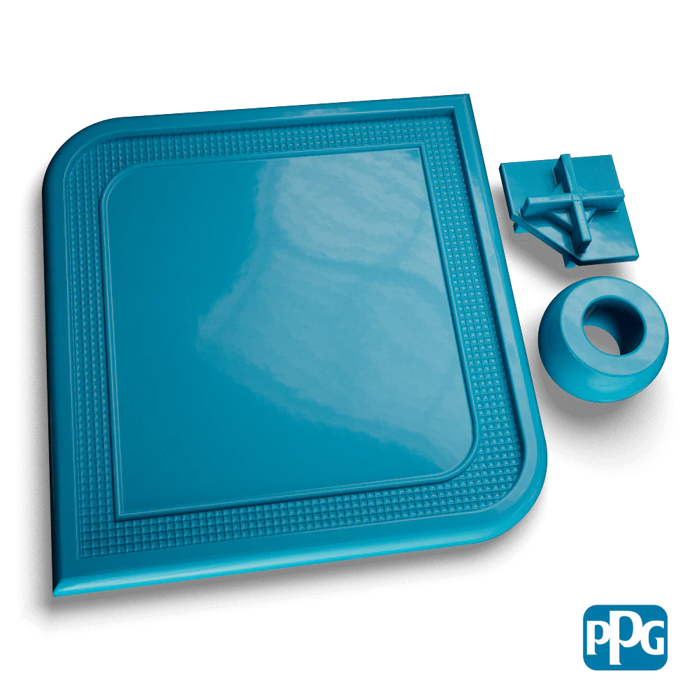 Small Batch PPG Powder Coatings BANNER BLUE