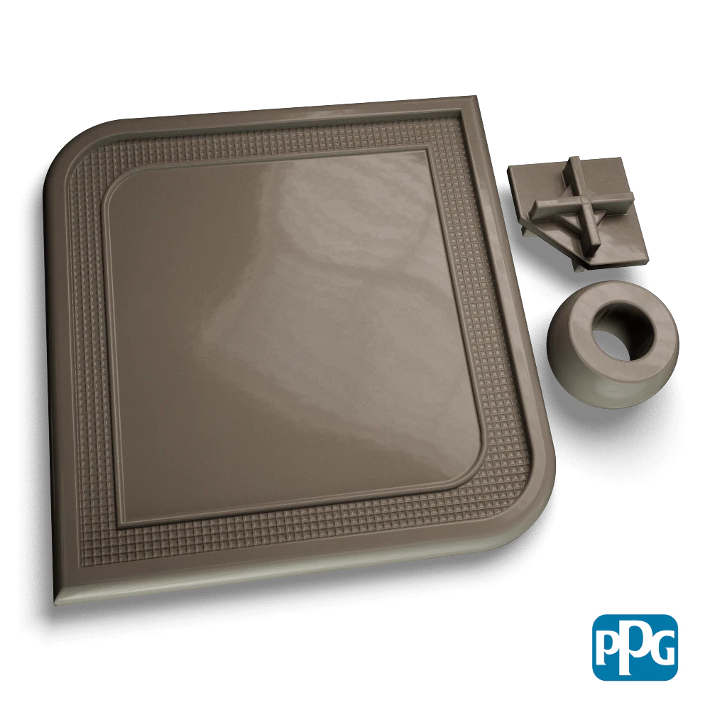 Small Batch PPG Powder Coatings RAL 7039 QUARTZ GRAY  AAMA 04