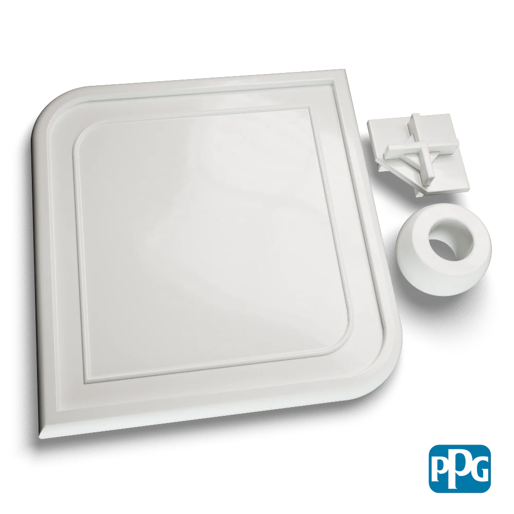 WHITE 00225 Powder Coating